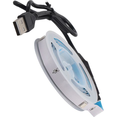 Bande LED RGB, bande lumineuse multicolore, commande par bouton 5V, kit de bande lumineuse USB, 4 mètres (1/5)