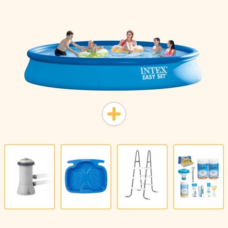 Intex Piscine Easy Set Ronde - 457x84 cm - 5-pièces  S22429 (1/5)