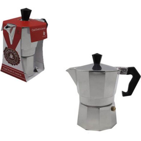 Caffettiera Moka Mezza Tazza 1/2 Ta Macchina In Alluminio Macchinetta Caffe