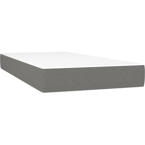 Maison Exclusive - Materasso a Molle Insacchettate Rigidità Media Grigio Scuro 80x200x20 cm
