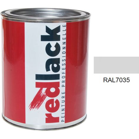 Barattolo da 1L di vernice – RAL 7035 – Grigio chiaro – satinato – multisupporto – Redlack