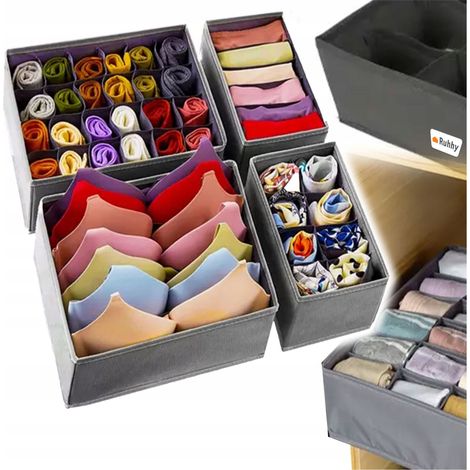 Organizador de ropa interior - juego de 4 Ruhhy 19914, (1/5)