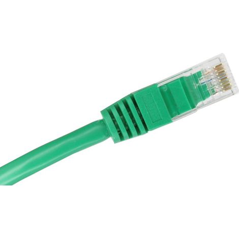 Cavo patch U/UTP cat.6 in PVC da 3,0 m verde Alantec (1/2)