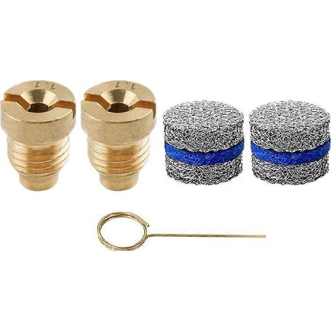 buses à orifice de 1,1 mm pour canon à mousse et 2 générateurs de mousse avec 1 aiguille de nettoyage pour mousse de neige, 5000 PSI (1/5)