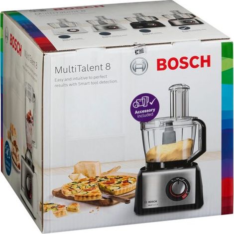 Bosch MultiTalent 8 Küchenmaschine schwarz transparent