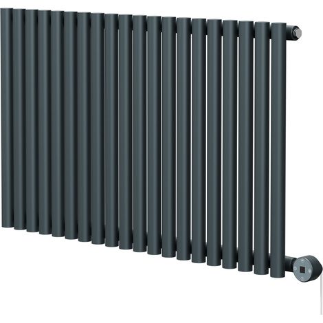 Wholesale Domestic Sinclair Anthracite 600mm x 995mm Horizontal Digital Thermostatic Single Panel Electric Radiator (1/5)