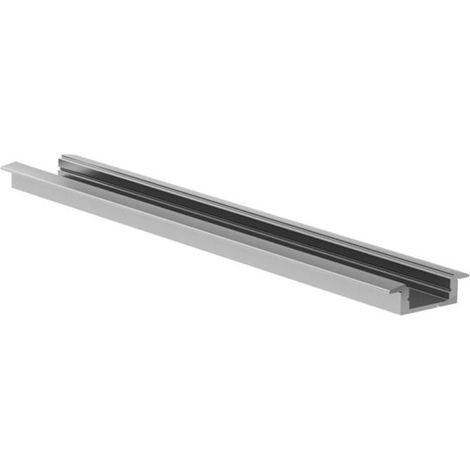 LEDs-ON Perfil Aluminio Para Cintas Leds Para Empotrar Plateado 2 Metros (1/3)