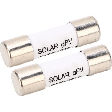 Fusible Céramique 1000V DC 30A pour Protection Panneaux Solaires, 2 Pièces (1/5)