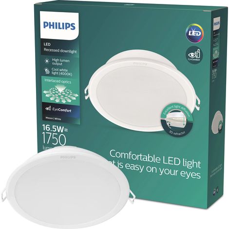 Downlight LED Slim Meson 16.5W Coupe Ø 150mm 4000K Blanc neutre (1/4)