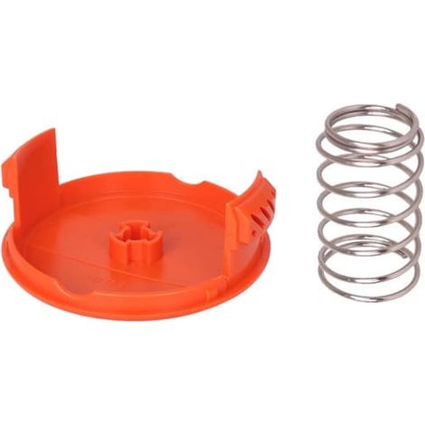 Couvercle de bobine pour coupe-bordures Black & Decker, 1 couvercle + 1 ressort (1/3)