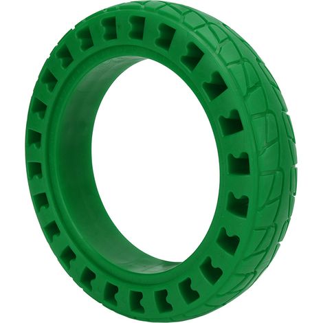 Pneu en caoutchouc double nid d'abeille pour trottinette électrique Xiaomi, Ninebot 8,5 pouces, couleur verte (1/5)