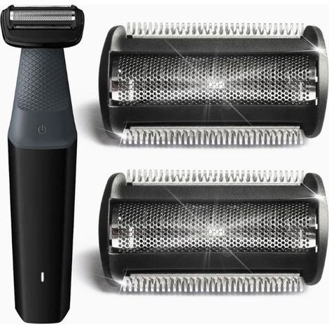 Kit di 2 Testine di Ricambio Compatibili con Rasoi Philips Bodygroom Serie 7000, 5000 e 3000 (1/5)