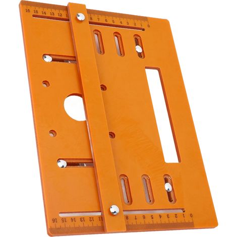 Plaque de base pour scie circulaire portative, plateau de fixation universel pour machine à bois, accessoire électroportatif sans perçage (1/5)