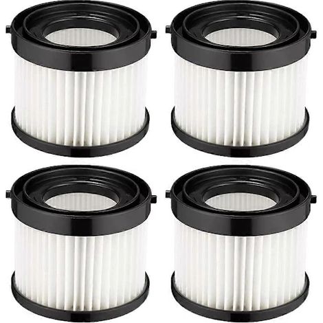 Lot de 4 filtres pour aspirateur compact Milwaukee M18 (réf. 0882-20 45) en plastique (réf. 49-90-1951).-AquaForge (1/3)