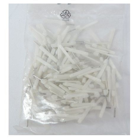 Embout de câble blanc pour fil 0.5mm² avec porte-étiquette moyen NF (sachet de 100) Linergy SCHNEIDER ELECTRIC DZ5CA005