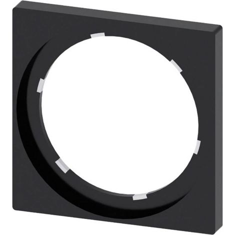 Siemens 3SU1900-0AX10-0AA0 3SU19000AX100AA0 Cornice singola quadrato (L x A) 29.8 mm x 29.8 mm Senza Nero 10 pz. (1/4)