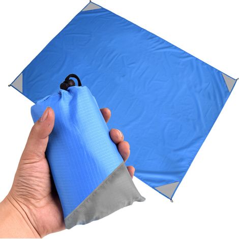 Tapis De Pique-Nique - Imperméable - Pliable - En Polyester Oxford - Pour Camping Plage Jardin - 150 X 200 Cm - 1 Pièce (1/5)