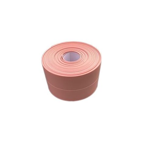 (2 pièces Rose)Plinthe souple - Bande d'extrémité pour cuisine et salle de bain 22 mm 3,2 m, joint auto-adhésif, bande pliante flexible, joint d'étanchéité (1/5)