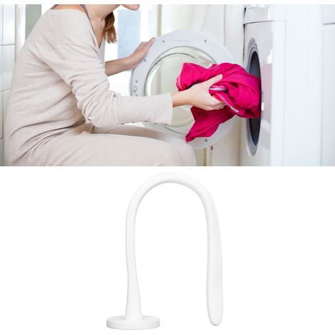 Zubehör für Frontlader-Waschmaschinen Türstütze mit flexibler Magnetbefestigung Aluminium und Silikon 43 cm Weiß Für den Haushalt (1/5)