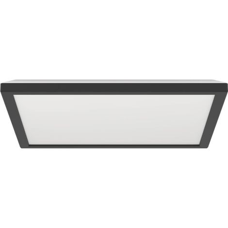 Eglo Deckenleuchte Rovito-R schwarz 39 x 39 cm Deckenlampen & Kronleuchter