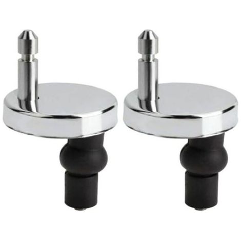BUNTHAUS 2er-Pack universelle Toilettensitzbefestigungen, Toilettensitzbezug mit Scharnier, Toilettensitzbefestigungen, geeignet für alle Arten von Toilettenstilen, einfache Installation (1/5)