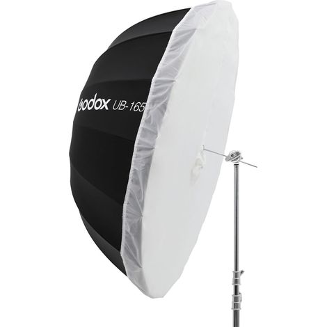 Schirmdiffusor – 1 Stück – Lichtdurchlässiger Stoff – Softbox-Effekt – Professionelles Foto- und Videostudio – 165 cm