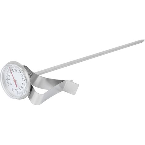 Verstellbares Hängethermometer für Kaffeeschaum mit Clip, lange Ausführung (1/5)