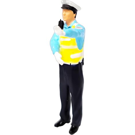 Set di scene di traffico in miniatura con statuine - G