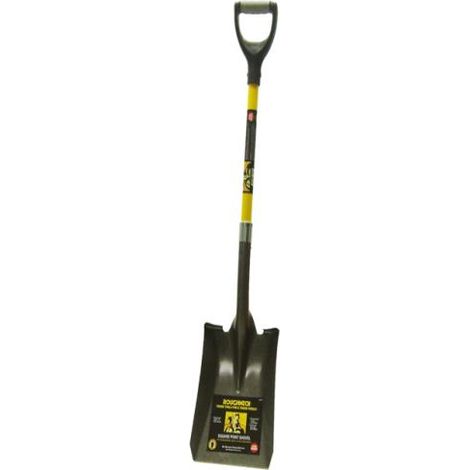 Roughneck Square Shovel 36 inch D Handle
