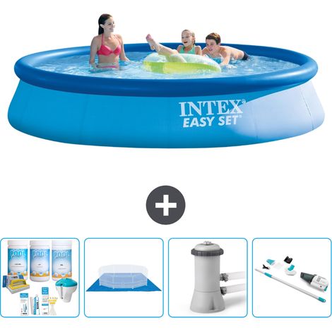 Intex Piscina Easy Set Rotonda - 396x84 cm - 7-pezzi S20899 (1/5)