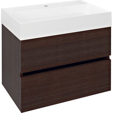 Meuble sous-vasque ODETTA 67x50x43,5cm, pin rustique (1/5)