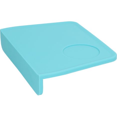 Tapis de Tassage Café Silicone Alimentaire - Matériel Barista pour Machine à Café, Cuisine et Établissements (Bleu) (1/5)