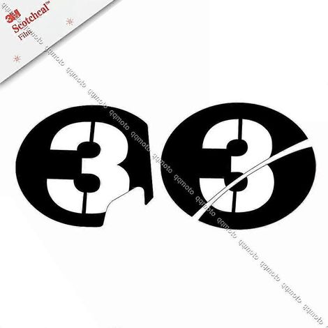 Autocollants pour moto Vespa Sei Giorni Gt Gts Gtl Gtv 125-300cc 3m, ensemble de décalcomanies Super "6", accessoires étanches (1/4)