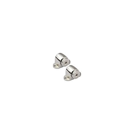 Lot de 2 Butoir de Porte Magnétique Cale Stop Porte magnétique en Acier Inoxydable Catch Arrêts Pas de Force Ou de Taper Les Murs (1/5)