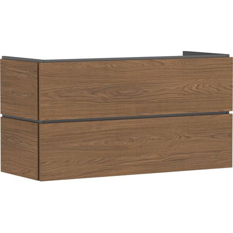 Hansgrohe Xilesa E - Mueble de lavabo, 62x118x47 cm, 2 cajones, roble cachemira 54264550 (1/5)