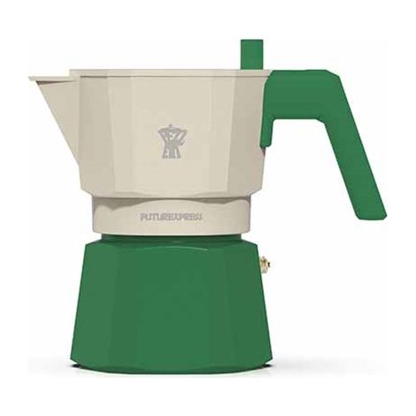 Cafetera italiana Pezzetti futurexpress aluminio 6 tazas