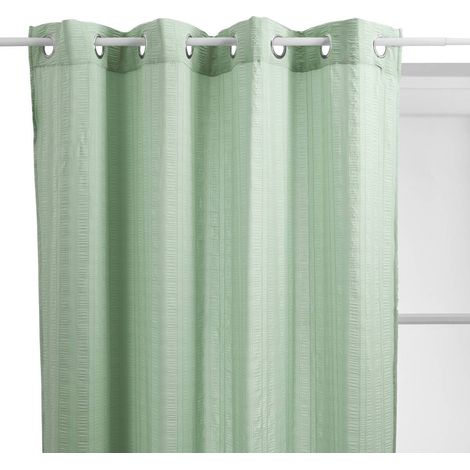 Voilage noa motivo a righe plissettate140x240cm verde celeste - Atmosphera créateur d'intérieur