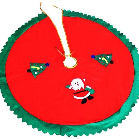 Tapis de sapin de Noël rond de 90 cm de diamètre, KLB (1/5)