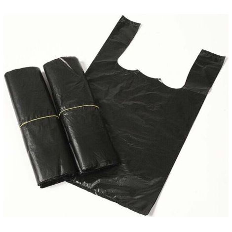 Lot de 300 sacs poubelles hygiéniques noirs, réservés aux femmes - petits sacs poubelle pour salle de bain, sacs pour serviettes hygiéniques, sacs en plastique avec poignées, adaptés à la maison et à (1/4)