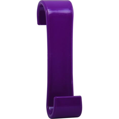Crochet patère pour paroi de douche, sèche serviettes Violet MSV (1/3)