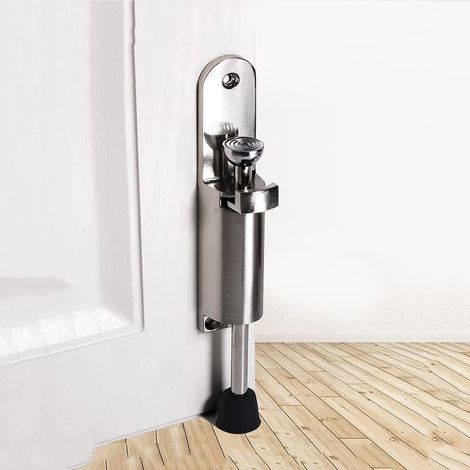 Bloque-porte à commande au pied - zinc - réglable - à pédale (1/5)