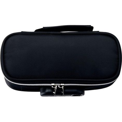 Cassaforte portatile, cassaforte con serratura, cassaforte sicura, cassaforte di grande capacità, cassaforte con serratura, mini cassaforte da viaggio, cassaforte scolastica, nera, cassaforte con ruot (1/5)