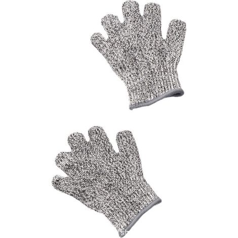 (18cm)Pack of 1 Pairs of Cut Resistant Gloves for Kids - Level 5 Protection - Food Contact Grade