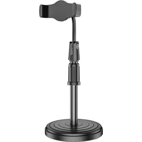 Support de bureau réglable, support de streaming multifonction, noir (1/4)