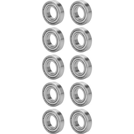 Lot de 10 roulements miniatures à grande vitesse en acier inoxydable, pièces mécaniques S6901ZZ, 24 x 12 x 6 mm (1/5)