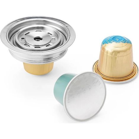 Capsule di caffè riutilizzabili in acciaio inox formato G-cup per Vertuo Next / Vertuo POP (1/5)
