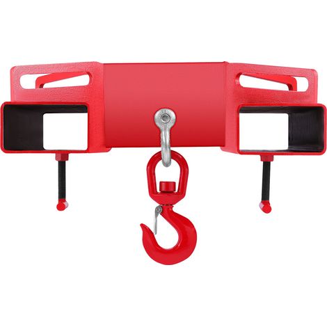 3-Tonnen-Gabelstaplerhaken (3000 kg) – Drehbarer Aufsatz für Kran und Gabelstapler, Tragfähigkeit 6000 lb (1/5)