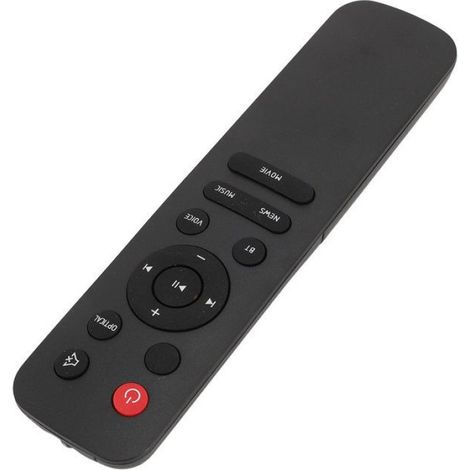 Shipenophy Télécommande de barre de son Barre de son télécommande ABS barre de son haut-parleur télécommande remplacement pour (1/5)