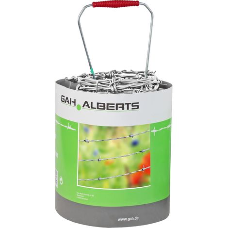 Alberts 530259 - Filo spinato zincato a caldo, 50 m