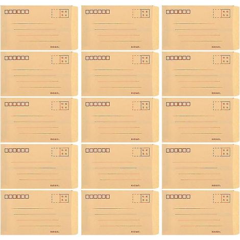 2 Stück Kraftpapierumschläge